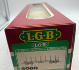 LGB 4060 DENVER RIO GRANDE WESTERN DRGW FLATCAR W STAKES G  Scale Used Excellent
