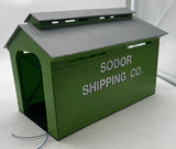 Lionel 6-37989 Sodor Shipping Co Covered Bridge / Train Shed Building  O SCALE Used Excellent No Box