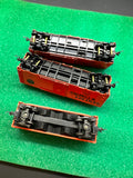 HO Scale Bargain Car Pack 120:  Set of 3 Genesee & Wyoming Freight car pack HO SCALE USED