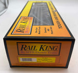 MTH Railking 30-76058 U.S. Steel RailKing Flat Car - w/Bulkheads & Pipe Load O SCALE NEW