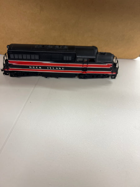 HO Scale Bargain Engine 83 Rock Island Diesel Used Good