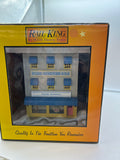 MTH Railking 30-90155 Hubie Skreimen D.D.S. dentist 3-Story City Building w/Fire Escape & Blinking Sign - Hubie Skreimen D.D.S. O SCALE Like New