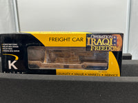 K-Line k662-8020 Operation Iraqi Freedom US Army Cannon Mounted on Flat Car O SCALE NEW