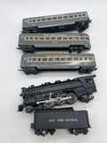 Marx New York Central NYC black steam locomotive w/ 3 passenger cars as is O SCALE Used No Box