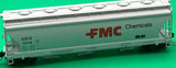 Micro-Trains 93080 FMC Chemicals 3 bay ACF center flow hopper N SCALE Like New
