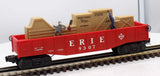 Lionel 6-9307 ERIE Animated Cop & Hobo Gondola O Scale Like New