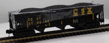 MTH Premier 20-90654E CSX 70-ton 3-Bay Hopper Car Scale O O SCALE Like New