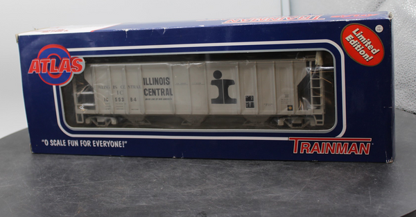 Atlas 2002507S Illinois Central 3 rl PS-2 Covered Hopper O SCALE NEW