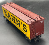 MTH Premier 20-94491 Kahns Dressed Beef 36 Woodsided Reefer Car O SCALE Like New