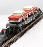 MTH Railking 30-7610 w/57 Chevys Flat Car #1957 O SCALE Used Excellent