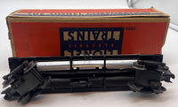 Lionel 2555 Postwar Sunoco Metal Tank Car O SCALE Used Excellent Damaged Box