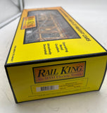 MTH Railking 30-76096 Milwaukee Road Auto Carrier Flat Car w/(4) Chevy Nomads O SCALE Like New