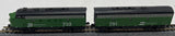 Kato 176-101, 176-213 Burlington Northern F7-A B (Set of 2) Diesel locomotives N Scale Like New horn untested