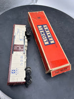 Lionel 6672 Postwar  SANTA FE REFRIGERATOR CAR No. 6672 O SCALE Used Damaged Box