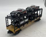 MTH Railking 30-76444 Norfolk Southern NS Auto Carrier Flat Car w/(4) '57 Chevrolet Corvettes O SCALE Like New