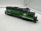 Walthers 931-101 EMD GP9M - Standard DC -- Burlington Northern #1709 (green, white) HO SCALE Like New