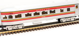 MTH 30-6103S-3 Santa Fe Streamlined Observation Car O SCALE Like New Damaged Box