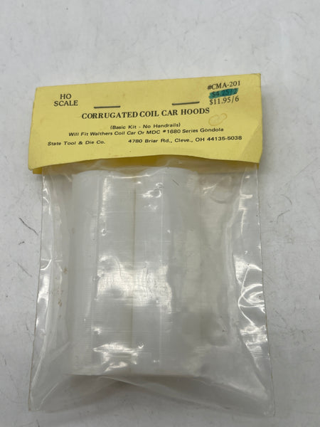 State Tool & Die Co cma-201 Corrugated coil car hoods kit basic O SCALE NEW