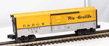 Lionel 6-25045 DENVER & RIO GRANDE WESTERN Boxcar TRAINMAN #69677 O Scale Used Damaged Box