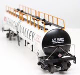 MTH Premier 20-96076 Lehigh Valley 20K Gallon 4-Compartment Tank Car O SCALE Like New