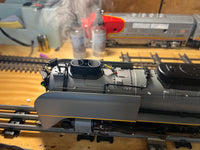 MTH Premier 20-3532-1 Union Pacific UP FEF 4-8-4 Northern Steam Engine - TT Gray w/Yellow Stripes With Proto-Sound 3.0 O SCALE Like New