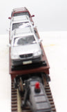 K-Line K691-2032 SP Clkassic Flat Car w/3  mercedes M -Class autos O Scale Used Excellent