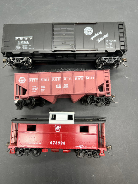 HO Scale Bargain Car Pack 81: 3 PRR/ Pennsylvania area Freight Cars HO SCALE USED