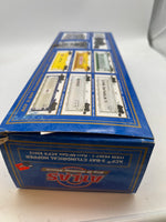 Atlas 6307-1 Kerr McGee Covered Hopper O SCALE Used Excellent Damaged Box weathered as is