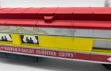 K-Line k83-0095 RINGLING BROTHERS 18 Heavyweight Pie Car #95 O Scale Used Excellent