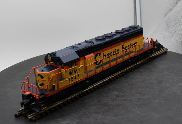 MTH Premier 20-2216-1 Chessie SD40-2 Diesel Engine - Chessie Cab C&O 7532 B&O 7616 WM 7547 With Proto O SCALE. Used Excellent
