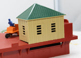 American Flyer 4-2300 operating Automatic Oil Drum Loader S SCALE Used Damaged Box as is complete