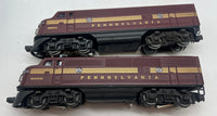 Lionel 6-8970 Pennsylvania Railroad PRR Pennsy 5 Stripe Tuscan F3 Aa Diesels O SCALE Used Excellent Damaged Box