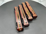 HO Scale Bargain Car Pack 45: Set of 4  Con-Cor PRR Passenger cars HO SCALE USED