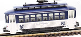 MTH Railking 30-2584 MLB - New York Yankees Bump-n-Go Trolley O SCALE Like New