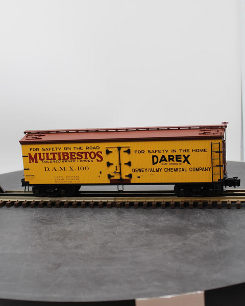 Atlas 3001518S Dewey and Almy Chemical Company 40' Wooden Reefer Car Steam Era Classics Used