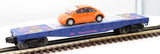 Lionel 6-19444 PEACE AUTO SALES Flatcar with Volkswagen Bug O Scale Like New