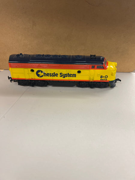 HO Scale Bargain Engine  100 C&O Diesel Engine Used Fair