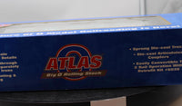 Atlas 6309-1 Sterling Salt ACF 3-BAY CYLINDRICAL HOPPER O SCALE WEATHERED AS IS Used Excellent