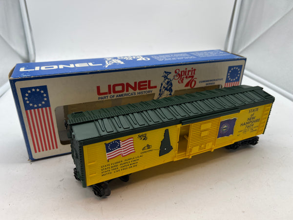 Lionel 6-7609 State of New Hampshire boxcar from Spirit of 76 O scale Like New