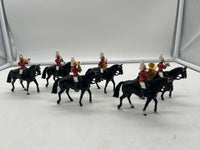 WILLIAM BRITAIN WB0443 THE LIFE GUARDS MOUNTED BAND LIMITED EDITION SOLDIERS COLLECTIBLE SET  Like New