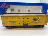 Atlas 6700 Fairmont Creamery Co Custom Decorated Woodside Reefer O SCALE WEATHERED AS IS Used Excellent