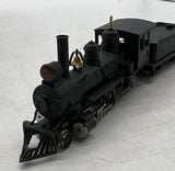 Far East Distributors 128 Steam locomotive Spartan Series -- painted  Brass HOn3 SCALE Used Excellent Damaged Box as is