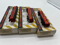 Revell 1968 vintage set of 3 Southern Pacific daylight passenger cars n-2622 2632 2652 N SCALE Used Excellent Damaged Box