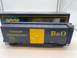 Weaver 478500 Baltimore and Ohio B&O Cushion Underframe PS-1 40 Boxcar 3 RL O SCALE Used Excellent