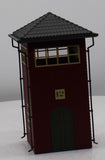 MTH Railking 30-90434 Red & Dark Gray Trackside Yard Tower O SCALE Used Excellent