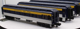 MTH Railking 30-69285 Chesapeake & Ohio 4-Car 60' Madison Passenger Set O SCALE Used Damaged Box