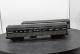 MTH Railking 30-6024 New York Central 2-Car O-27 Streamlined Combo/Diner Set O SCALE Used Excellent Damaged Box