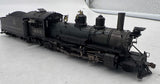 Blackstone Models 463 DENVER & RIO GRANDE WESTERN D&RGW Narrow Gauge K-27 Steam Locomotive Royal Gorge Route Herald  HOn3 Scale  Like New