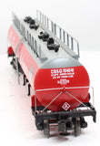 MTH Premier 20-96064 Burlington 20K Gallon 4-Compartment Tank Car O SCALE Like New
