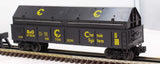 Lionel 6-17403 CHESSIE SYSTEM Gondola with Coil Covers Mainline #371629 O Scale Like New